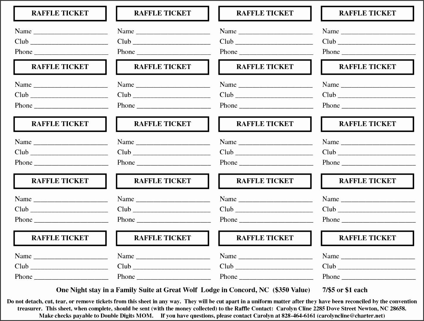 raffle tickets template best template collection