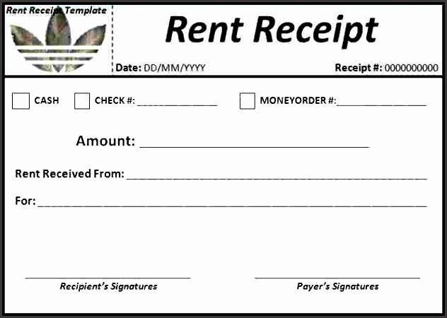 rent receipt template new calendar template site