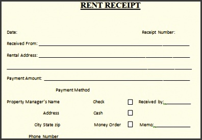 rent receipt template 10 free word excel templates demplates