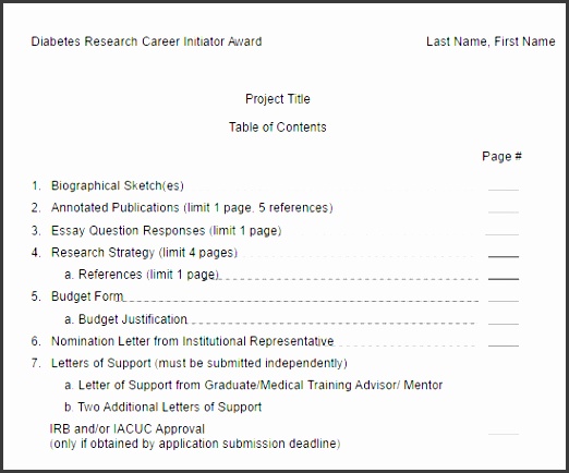 table of contents 2 pdf