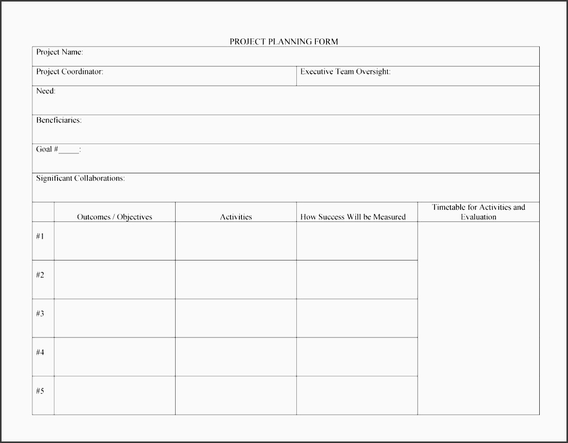 48 professional project plan templates excel word pdf