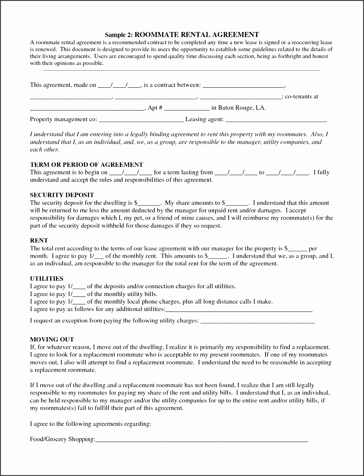 adult child rental agreement template sample customer service resume roommate rental lease agreement adult child