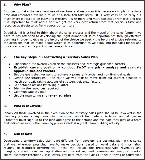 sales territory plan template