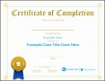 10 Sample Certificate Of Completion