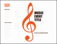 10 School Music event Program Template