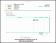 10 Service Invoice format