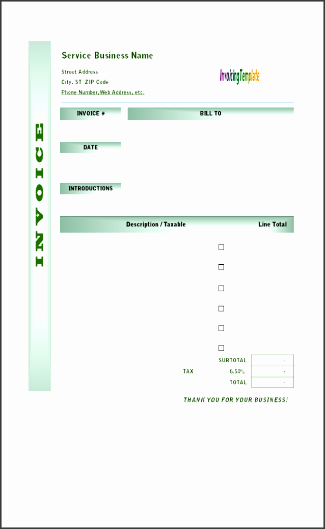 service invoice template word doc blank green gra nt design pr invoce template template medium