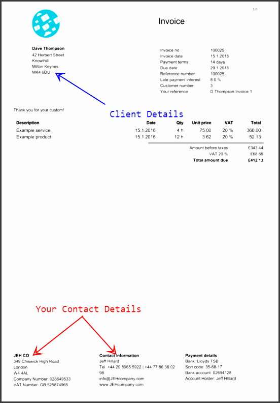 how to create your own uk invoice template free tutorial