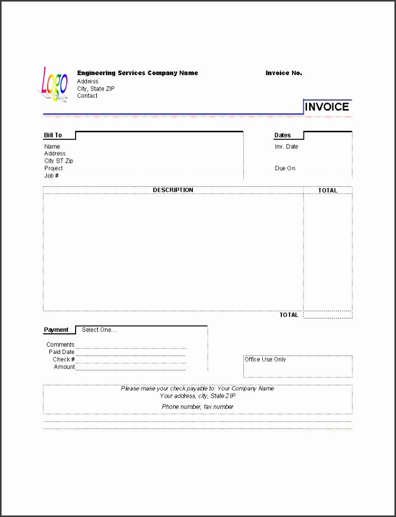 invoice template online uk