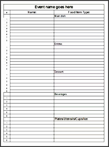 christmas potluck sign up sheet template 5goub awesome search results for printable potluck sign up