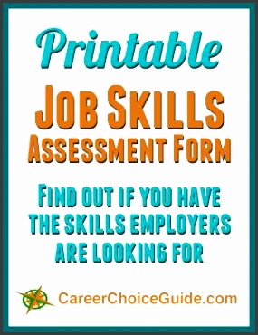 free printable job skills assessment form an easy way to find out if you have