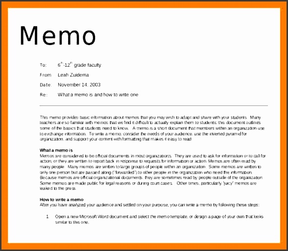 standard memo format exampleofessional memo example format