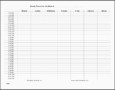 8 Student One Week Planner Template