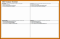 6 Swot Analysis Spreadsheet