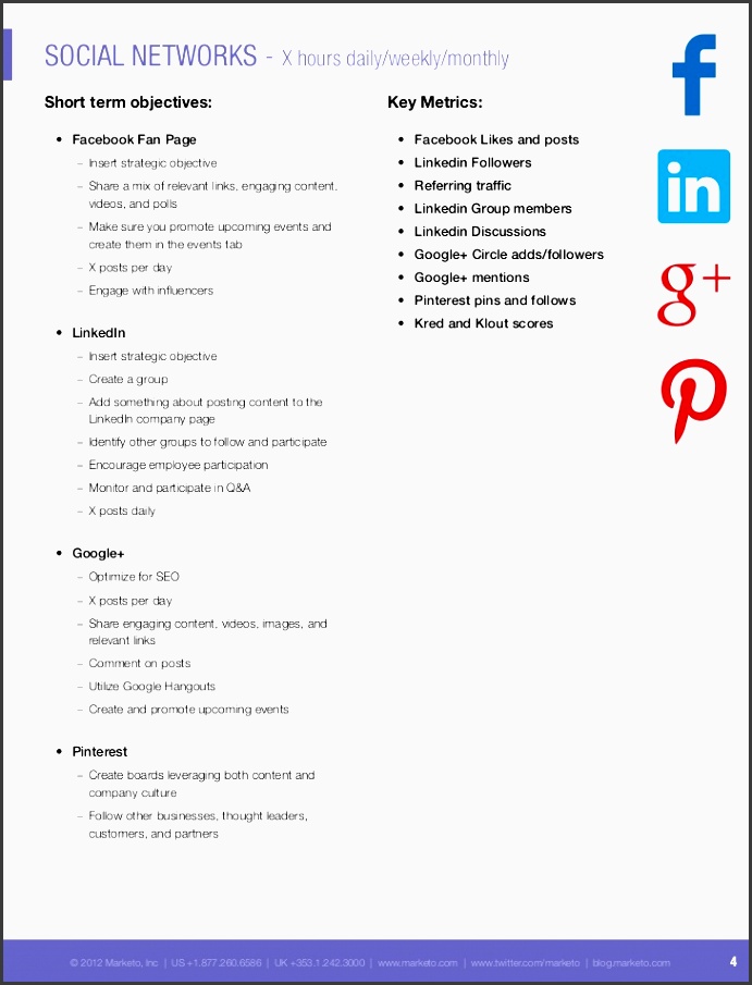 social media plan