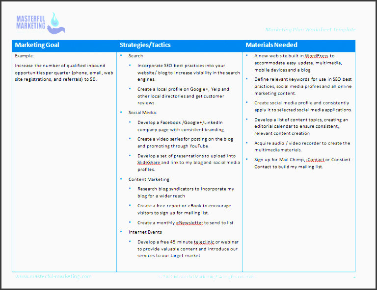 marketing plan