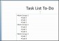 4+ Task Checklist Template