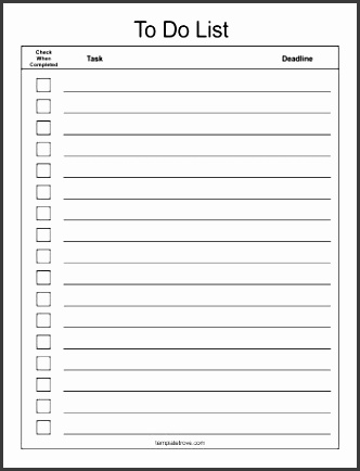 free checklist templates to do list and grocery list