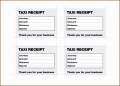 6 Taxi Receipt Sample