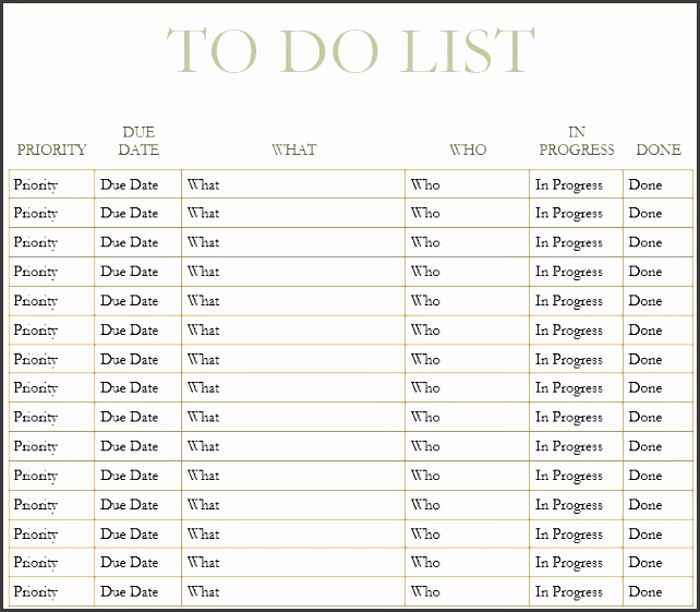 here is preview of another sample monthly to do list template created using ms word
