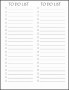 5 to Do List Template