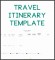 7 Travel Itinerary Template