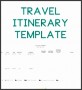 7 Travel Itinerary Template