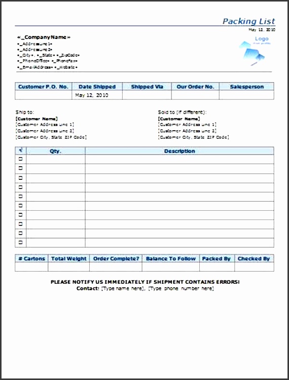 travel packing list template