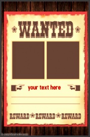 wanted poster flyer