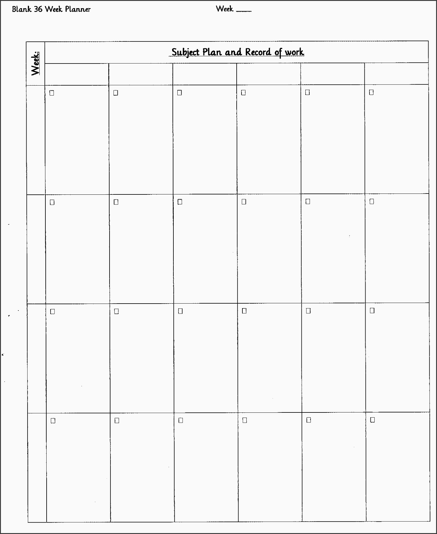 planning organization pages