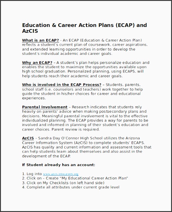 career action plan template 14 free sample example format education career action plan sample template includes the details that are needed to be followed to ensure a bright future for the kids