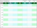 9 Work Daily Planner Template