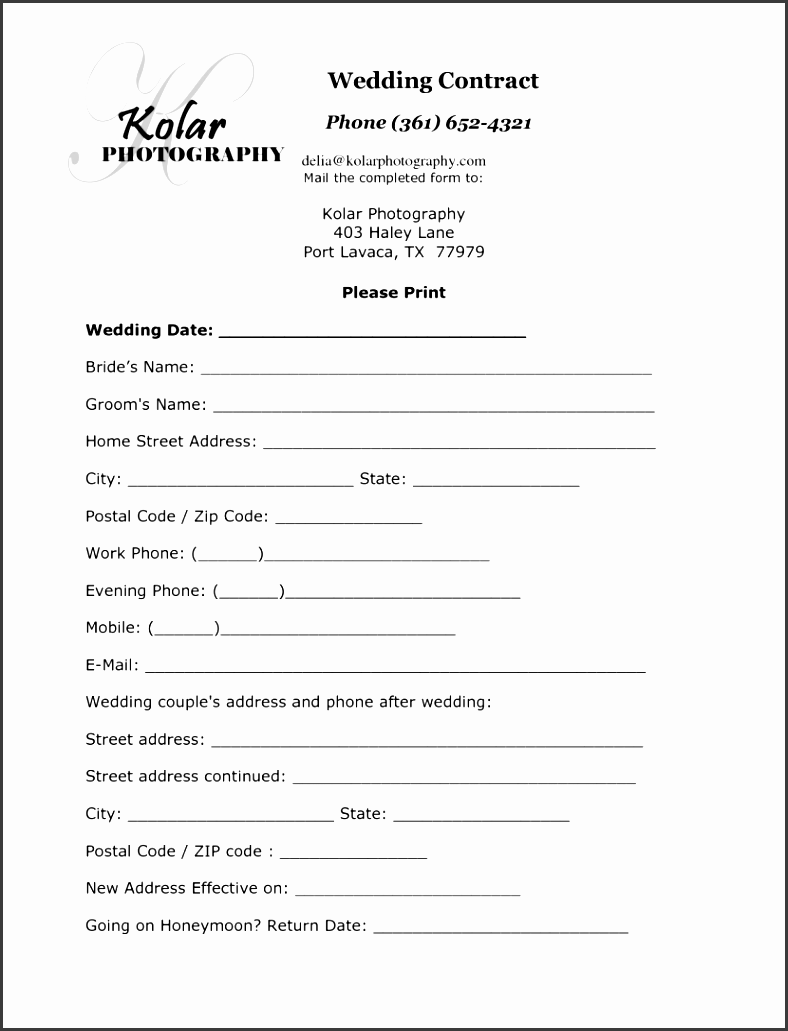100 construction contracts templates 12 work contract template free photography estimate wedding 5b7