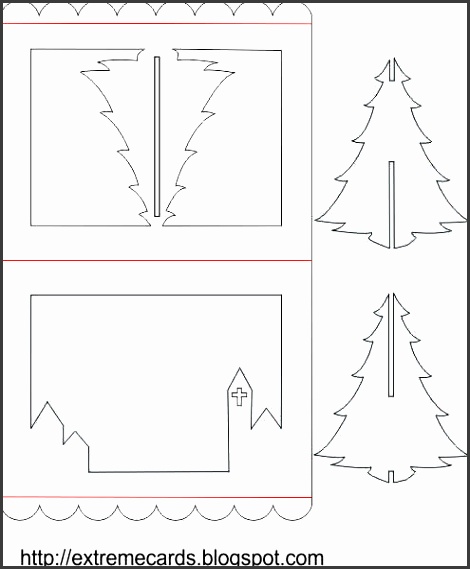 3d christmas tree pop up