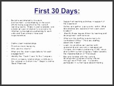 30 60 90 Days Plan To Meet Goals For New Organization