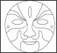 7  African Mask Template for Kids
