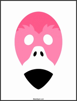 Flamingo Mask