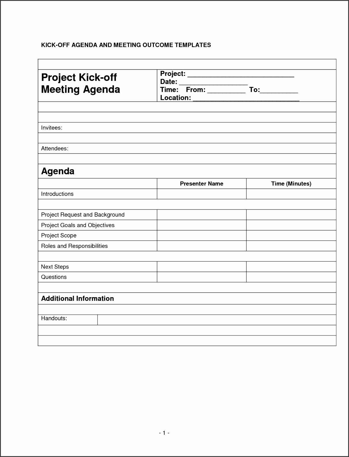 kick off meeting agenda template 6 collection of solutions professional agenda template of professional agenda template