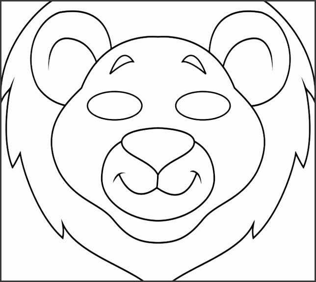 Animal Masks To Print And Colour animal mask template animal templates free premium templates blank drawings