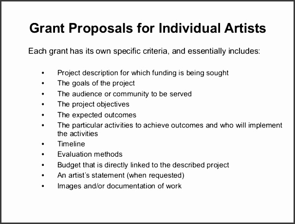 NNFS National Network of Fiscal Sponsors 12 Grant Proposals for Individual Artists