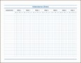 6  attendance Chart Template