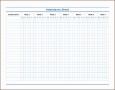 6  attendance Chart Template