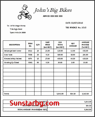 Invoice Template for Tax Invoice Sample Best Professional Australian Tax Invoice Templates Demplates Invoice