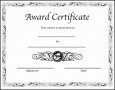 9  Award Template Certificate