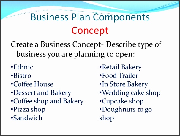 Bakery Business Plan Template Ppt