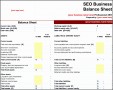 6 Balance Sheet format In Excel