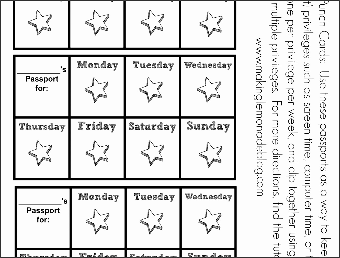 Business Punch Card Template Templates Microsoft Eliolera