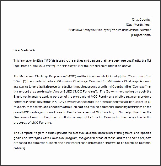 Bid Proposal Templates 19 Free Word Excel PDF Documents sydde Construction Bid Proposal Word Free Download