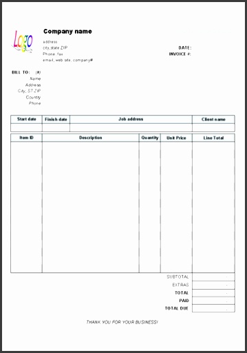 Billing Invoice Template Free Download Invoice Sample Template Job Invoice Template Word