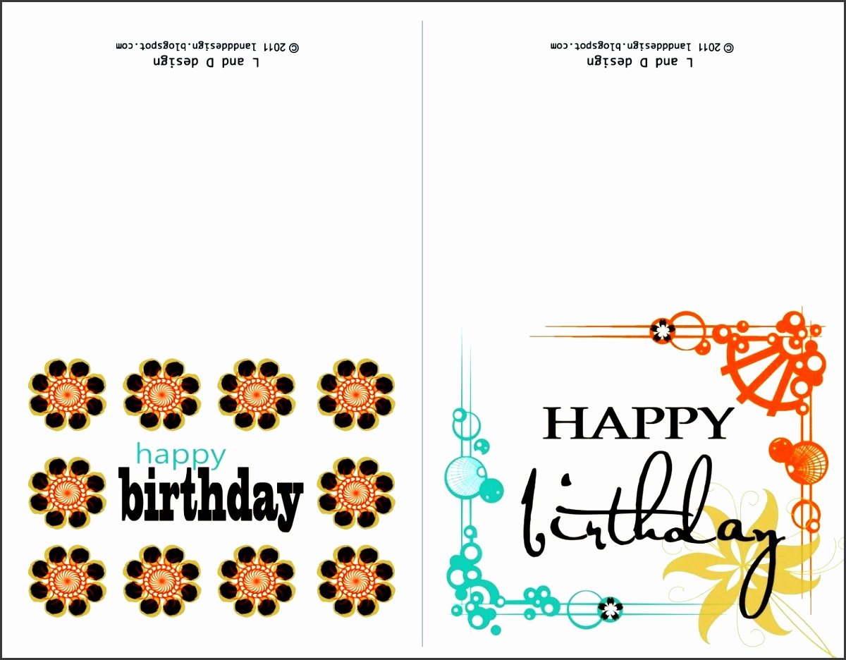 Free Birthday Card Printable Templates